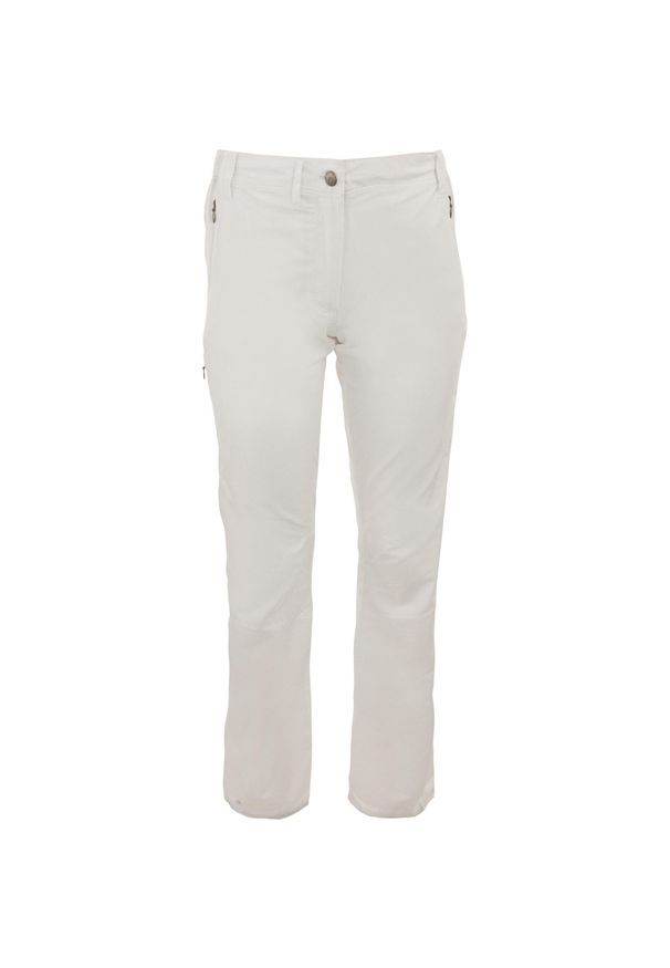 NORBERT BLANC SPORTS - Nordblanc Damskie Spodnie Outdoor z Elastycznym Pasem. Kolor: biały. Długość: długie. Sport: outdoor
