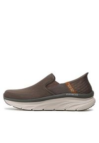 skechers - Skechers Półbuty D'Lux Walker Orford 232455 Brązowy. Kolor: brązowy. Materiał: materiał #5