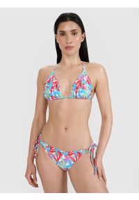 4f - 4F Góra od bikini damska - multikolor XL. Kolor: wielokolorowy. Materiał: materiał, włókno, syntetyk, elastan