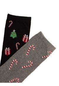 Lasocki Skarpety długie 2MB-001-AW23 (2-pack) Szary. Kolor: szary. Materiał: materiał