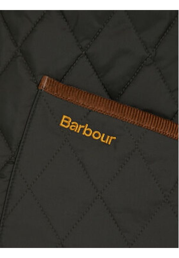 Barbour Kurtka przejściowa Liddesdale Quilted LQU1851OL71 Zielony Regular Fit. Kolor: zielony. Materiał: syntetyk