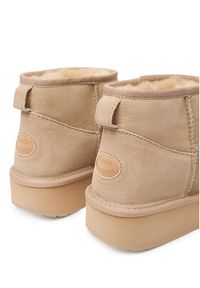 EMU Australia Śniegowce Stinger Micro Flatform 2.0 W13296 Beżowy. Kolor: beżowy. Materiał: skóra #6
