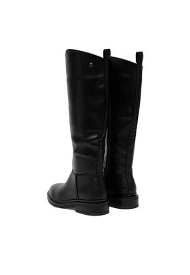 DeeZee Kozaki 5672 Czarny. Kolor: czarny. Materiał: materiał, syntetyk, skóra