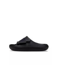 Klapki unisex Crocs 209413001. Zapięcie: bez zapięcia. Kolor: czarny. Materiał: syntetyk, materiał. Sport: turystyka piesza