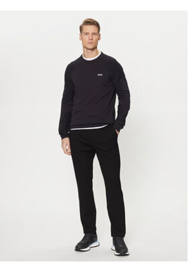 BOSS Sweter Perform-X_Cn 50498519 Granatowy Regular Fit. Kolor: niebieski. Materiał: syntetyk, bawełna