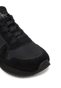 Calvin Klein Jeans Sneakersy Runner Sock Laceup Ny-Lth Wn YW0YW00840 Czarny. Kolor: czarny. Materiał: materiał #4