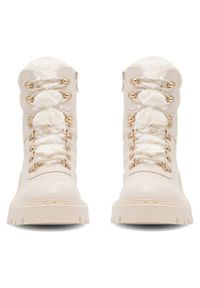 DeeZee Trzewiki DIJANA WS6200-01 Écru. Kolor: kremowy. Materiał: materiał #5
