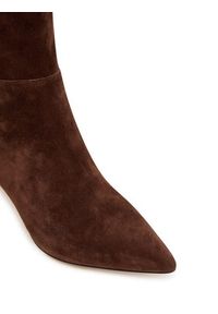 Lauren Ralph Lauren - LAUREN RALPH LAUREN Kozaki 802967811004 Brązowy. Kolor: brązowy. Materiał: skóra, zamsz #4