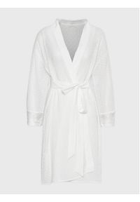 SELMARK - Selmark Szlafrok Penelope 31071 Biały Regular Fit. Kolor: biały. Materiał: syntetyk #3