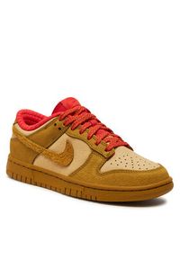 Nike Sneakersy Dunk Low FQ8897-252 Brązowy. Kolor: brązowy. Materiał: skóra, zamsz
