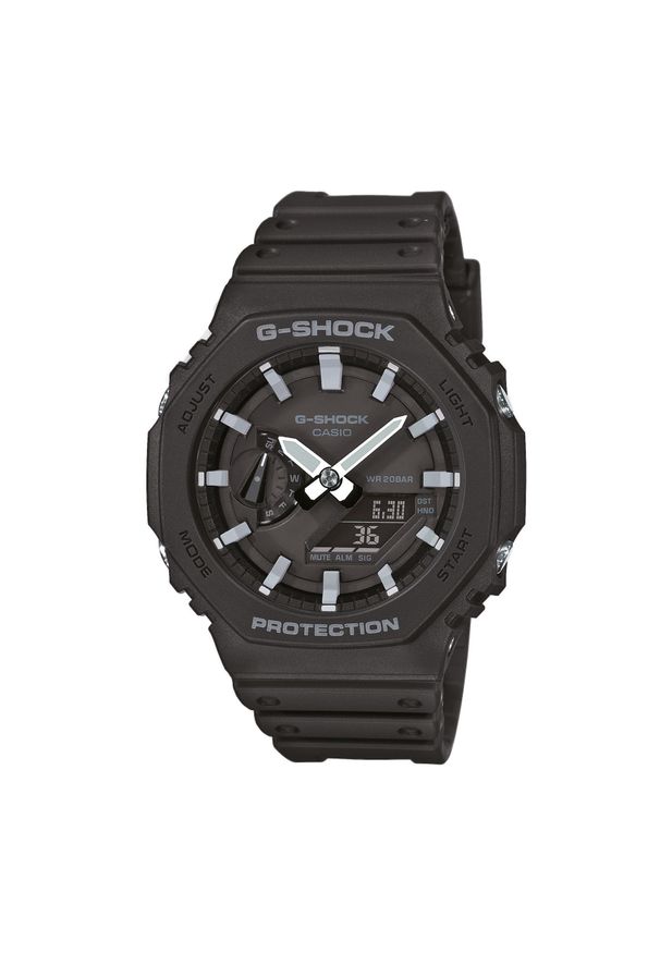 G-Shock - Zegarek G-SHOCK - GA-2100-1AER Black/Black. Kolor: czarny