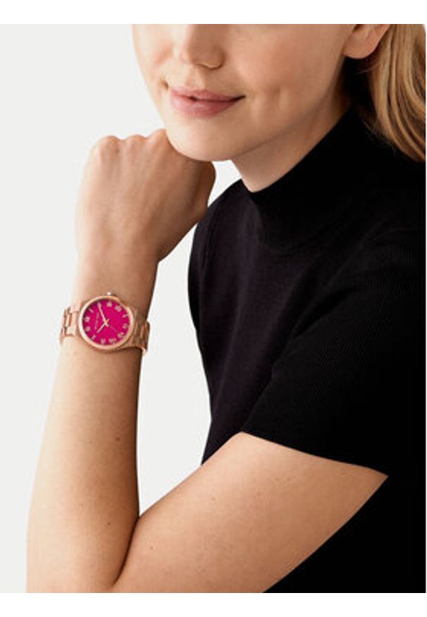 Michael Kors Zegarek Lennox MK7462 Złoty. Kolor: złoty