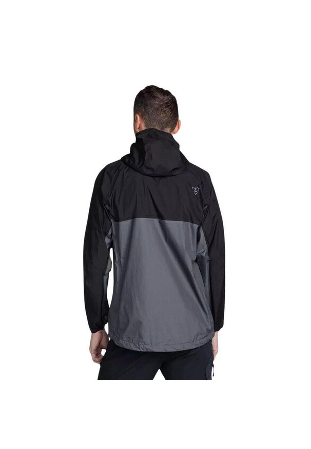 Męska kurtka hardshell Kilpi HURRICANE-M. Kolor: szary, czarny, wielokolorowy. Materiał: nylon. Sport: turystyka piesza