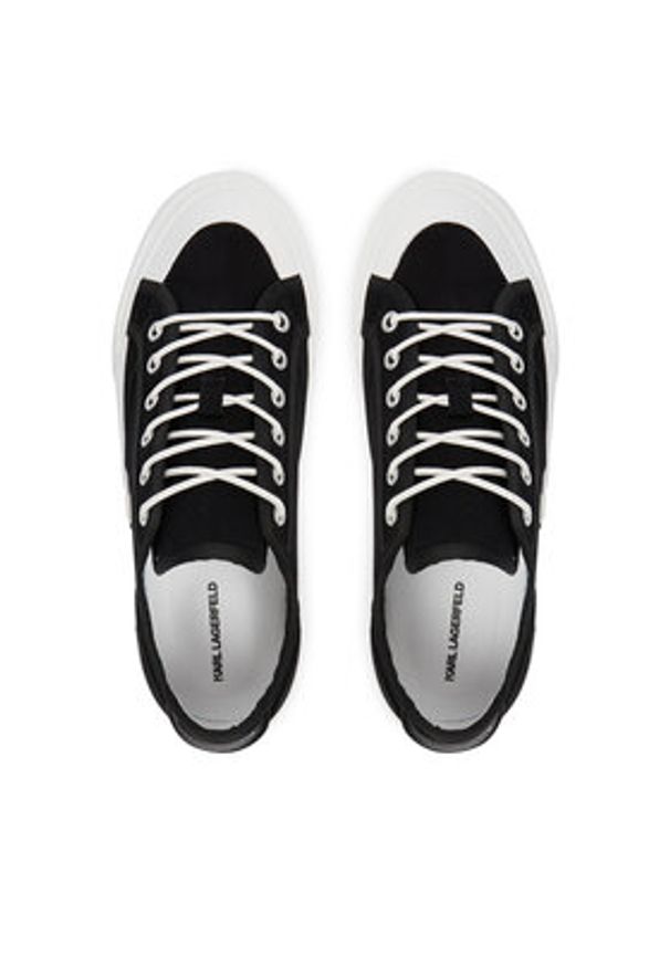 Karl Lagerfeld - KARL LAGERFELD Trampki Rae Karl NFT KL60331N Czarny. Kolor: czarny. Materiał: materiał