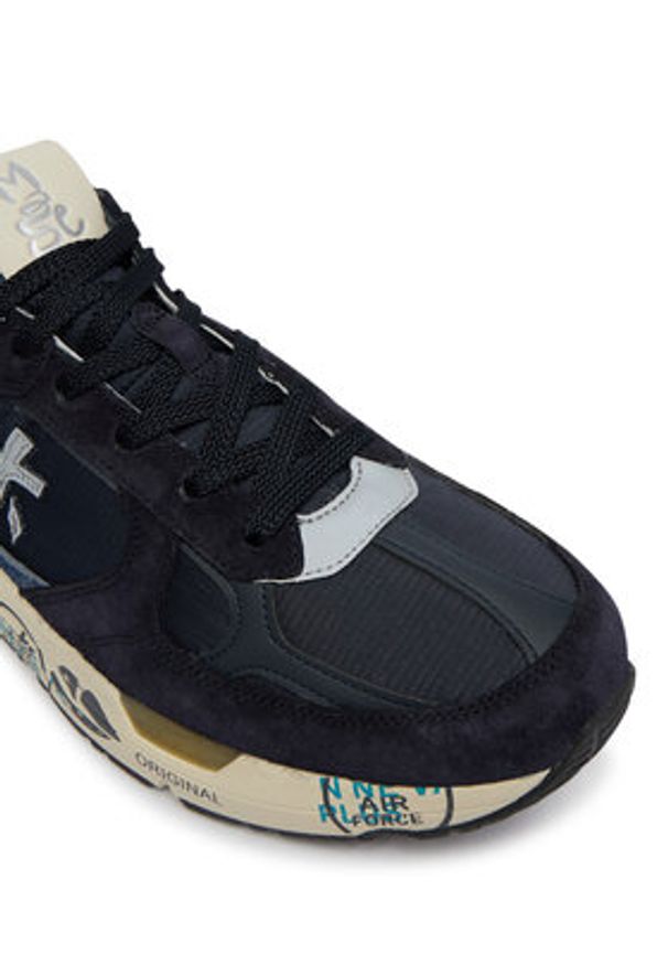 Premiata Sneakersy Mase Mase25 Var 8020 Granatowy. Kolor: niebieski. Materiał: skóra