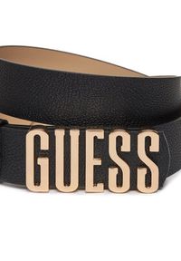 Guess Pasek Damski Meridian (BG) Belts BW9113 P4235 Czarny. Kolor: czarny. Materiał: skóra