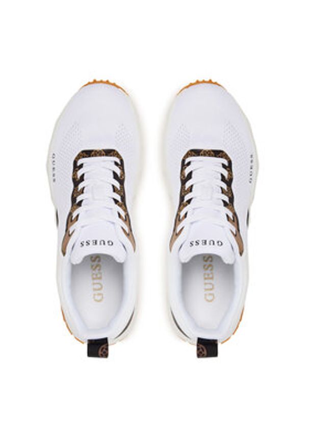 Guess Sneakersy FLTRT2 FAB12 Biały. Kolor: biały. Materiał: materiał