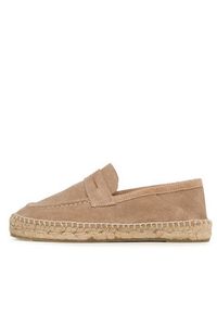Manebi Espadryle Loafers Espadrilles W 1.9 LW Beżowy. Kolor: beżowy. Materiał: zamsz, skóra #6