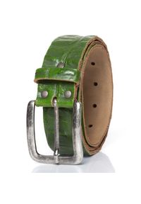 Mustang - MUSTANG PASEK SKÓRZANY 40mm SOPO-MUS023. Materiał: skóra. Wzór: paski. Styl: klasyczny #6