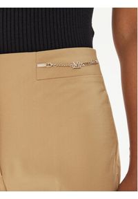 Marciano Guess Spodnie materiałowe Alice 4YGB09 7124A Beżowy Regular Fit. Kolor: beżowy. Materiał: bawełna
