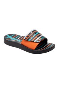 Klapki basenowe dla dzieci Ipanema Unisex Slide. Kolor: pomarańczowy, czarny, wielokolorowy