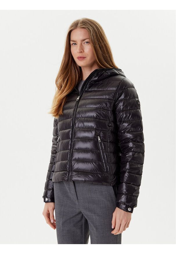 TOMMY HILFIGER - Tommy Hilfiger Kurtka puchowa WW0WW46788 Czarny Regular Fit. Kolor: czarny. Materiał: syntetyk