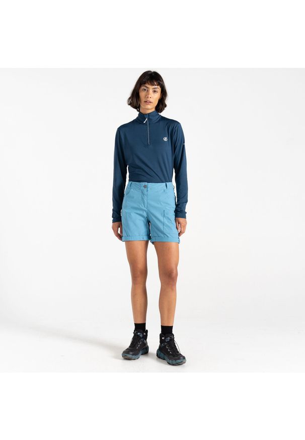 DARE 2B - Melodic damskie szorty. Kolor: niebieski. Materiał: elastan, poliamid. Sport: fitness, turystyka piesza