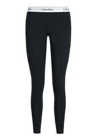 Calvin Klein Underwear Legginsy 0000D1632E Czarny Slim Fit. Kolor: czarny. Materiał: bawełna #4