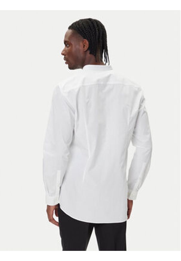 Hugo - HUGO Koszula Kaleb 50551253 Biały Slim Fit. Kolor: biały. Materiał: bawełna