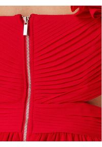 Morgan Sukienka wieczorowa 251-RISSAL Czerwony Regular Fit. Kolor: czerwony. Materiał: syntetyk. Styl: wizytowy #5
