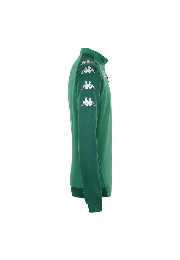 Bluza dziecięca Kappa Trieste. Kolor: zielony. Sport: fitness