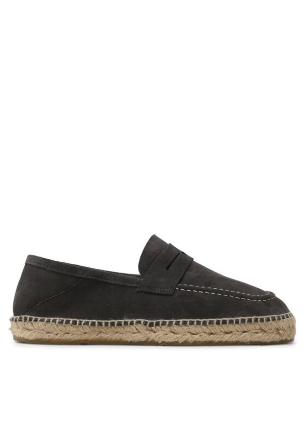 Manebi Espadryle Loafers Espadrilles W 1.0 L0 Szary. Kolor: szary. Materiał: zamsz, skóra