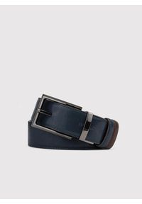 Pako Lorente - PAKO LORENTE – Dwustronny skórzany pasek męski. Materiał: skóra #5