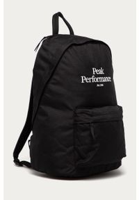 Peak Performance - Plecak. Kolor: czarny. Materiał: poliester, materiał. Wzór: aplikacja #4