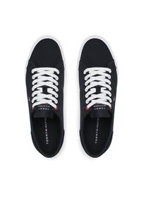 TOMMY HILFIGER - Tommy Hilfiger Tenisówki Core Corporate Vulc Canvas FM0FM04560 Granatowy. Kolor: niebieski. Materiał: materiał #5