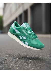 Reebok Sneakersy CEOSS-CLASSIC NYLON 100239365 Zielony. Kolor: zielony. Materiał: skóra, zamsz. Model: Reebok Nylon, Reebok Classic #4