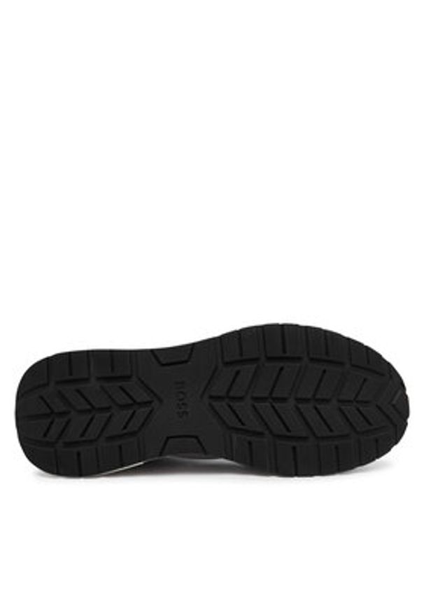 BOSS Sneakersy Vinston 50554612 Szary. Kolor: szary. Materiał: skóra, zamsz