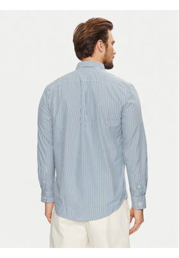 TOMMY HILFIGER - Tommy Hilfiger Koszula Classic MW0MW37549 Niebieski Regular Fit. Kolor: niebieski. Materiał: bawełna