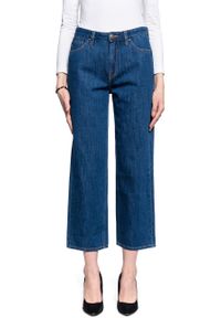 Lee - DAMSKIE SPODNIE JEANSOWE LEE Wide Leg RINSE L30SNA36