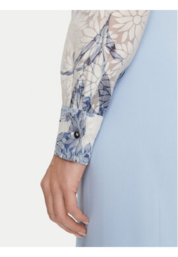 Guess Koszula W5GH03 WH4K2 Biały Regular Fit. Kolor: biały. Materiał: wiskoza