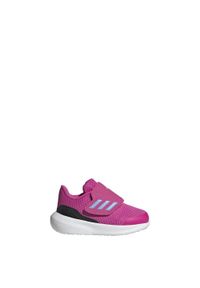 Adidas - Runfalcon 3.0 Sport Running Hook-and-Loop Shoes. Okazja: na co dzień. Kolor: czarny, różowy, niebieski, wielokolorowy, biały. Materiał: materiał. Sport: bieganie
