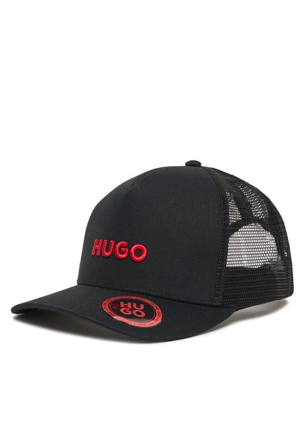 Hugo - HUGO Czapka z daszkiem 50535942 Czarny. Kolor: czarny. Materiał: bawełna