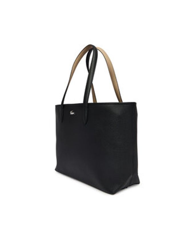 Lacoste Torebka Anna NF4823AA Szary. Kolor: szary. Materiał: skórzane