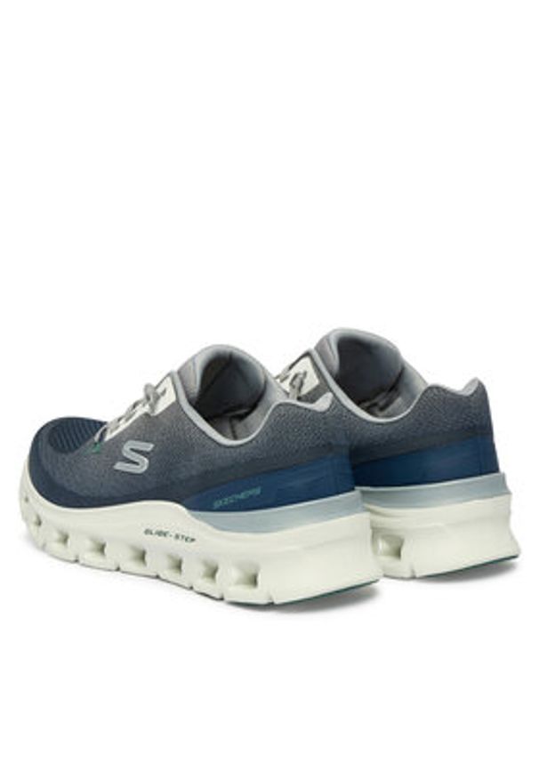 skechers - Skechers Sneakersy Glide-Step Pro - Waverra 233132/NVGY Granatowy. Kolor: niebieski. Materiał: materiał