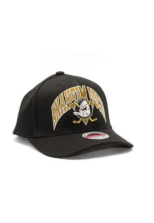Mitchell & Ness - ducks nhl letterman type cap classic red. Kolor: czarny. Styl: klasyczny