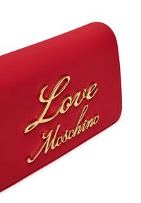 Love Moschino - LOVE MOSCHINO Torebka JC4318PP0LKK0500 Czerwony. Kolor: czerwony. Materiał: skórzane #4