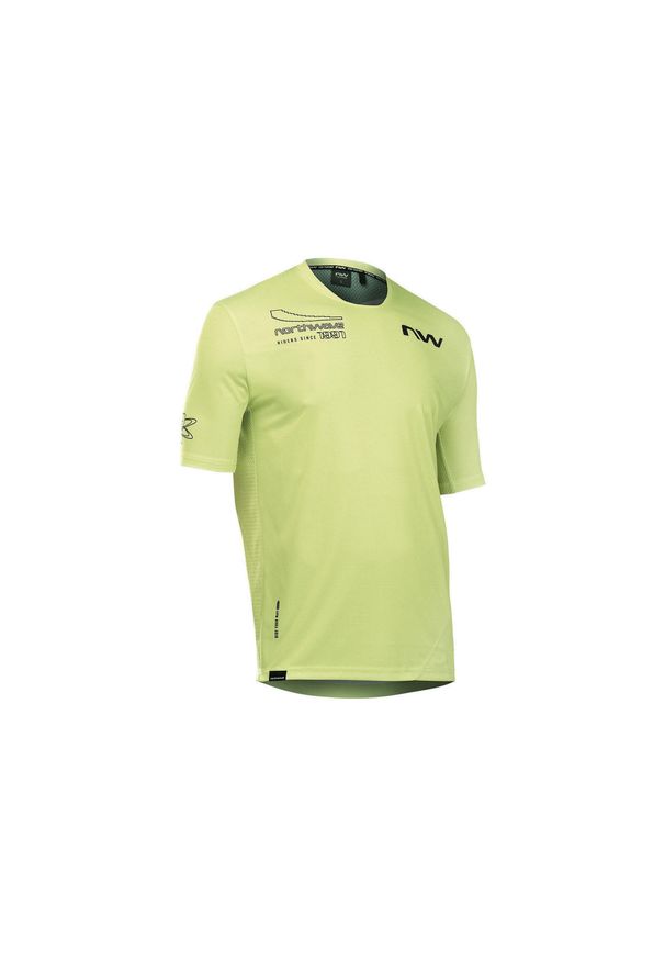 Koszulka rowerowa enduro NORTHWAVE Edge 2 Jersey. Kolor: czarny, wielokolorowy, żółty. Materiał: jersey. Sport: fitness, kolarstwo