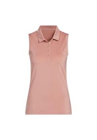 Adidas - Koszulka Women's Ultimate365 Solid Sleeveless Polo. Okazja: na co dzień. Typ kołnierza: polo. Kolor: różowy. Materiał: materiał. Styl: casual
