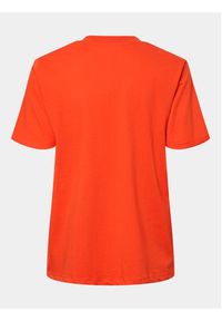 Pieces T-Shirt Ria 17086970 Czerwony Regular Fit. Kolor: czerwony. Materiał: bawełna #2
