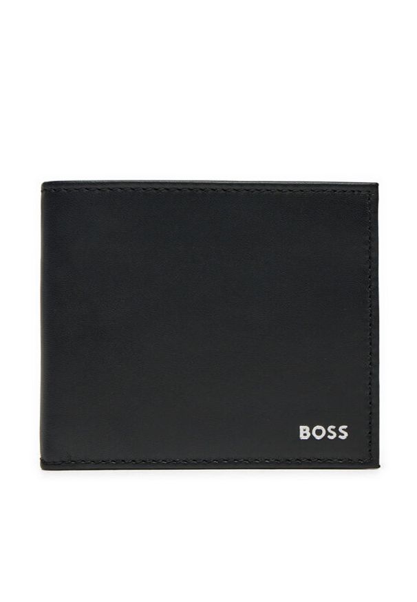 BOSS - Boss Duży Portfel Męski 50519273 Czarny. Kolor: czarny. Materiał: skóra